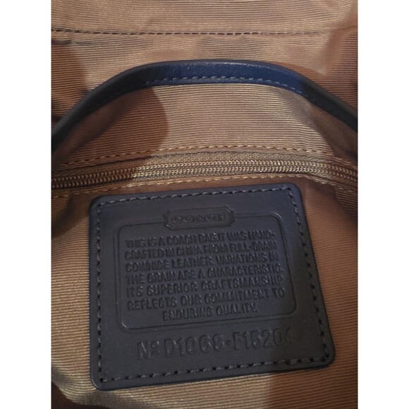 Coach F15204 Vintage Cobalt Blue Soho Flap Y2K Leather w/Buckle/With Wallet - Picture 6 of 10